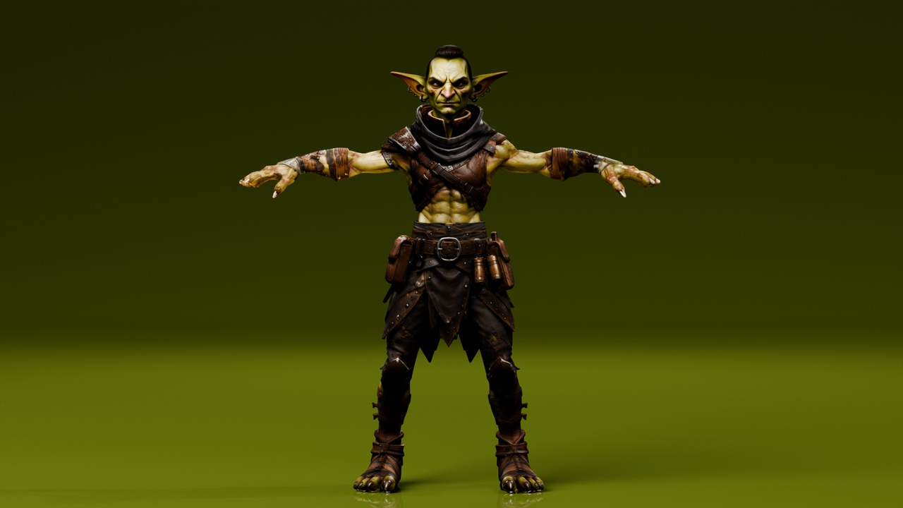 Media 1 for listing Goblin Rogue - Rigged
