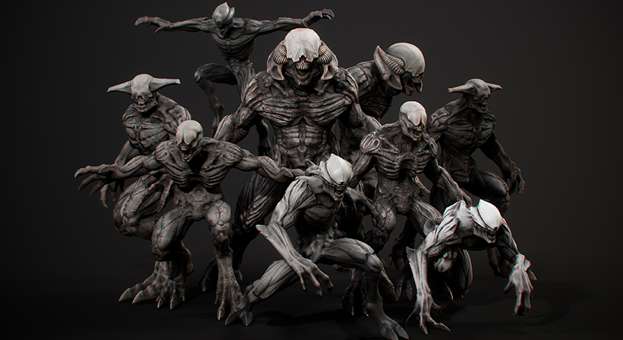 Horror Demon Creatures Pack | Fab