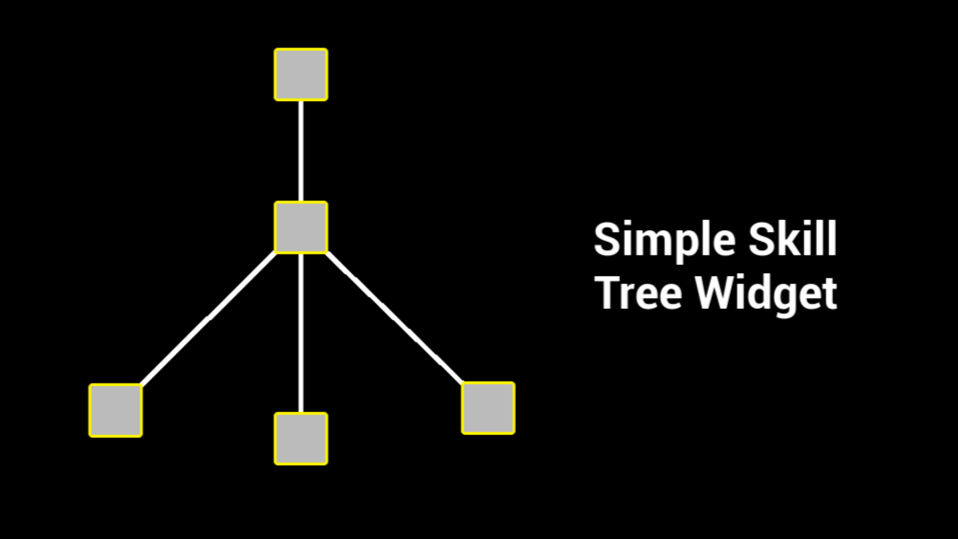 Simple Skill Tree Widget | Fab