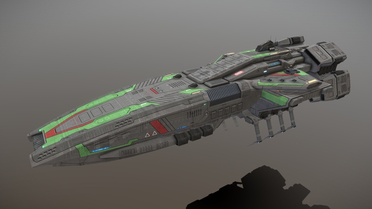 Media 1 for listing Dimitrius Class Carrier Spaceship