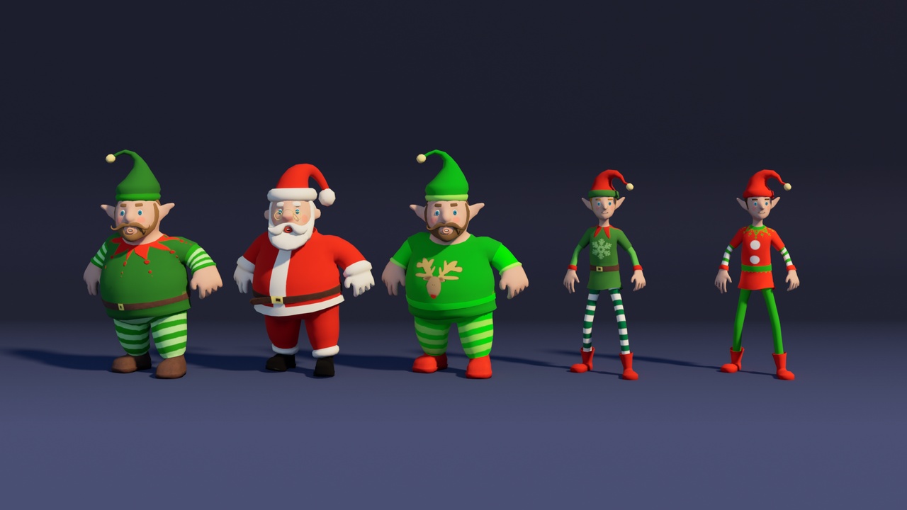Media 1 for listing Santa Claus and Elves
