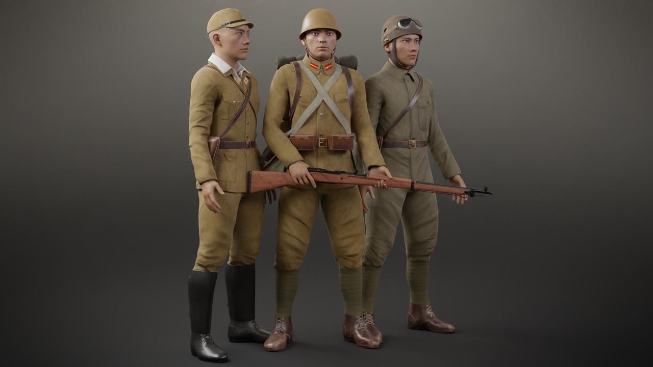 Media 1 for listing Japanese Soldiers Pack