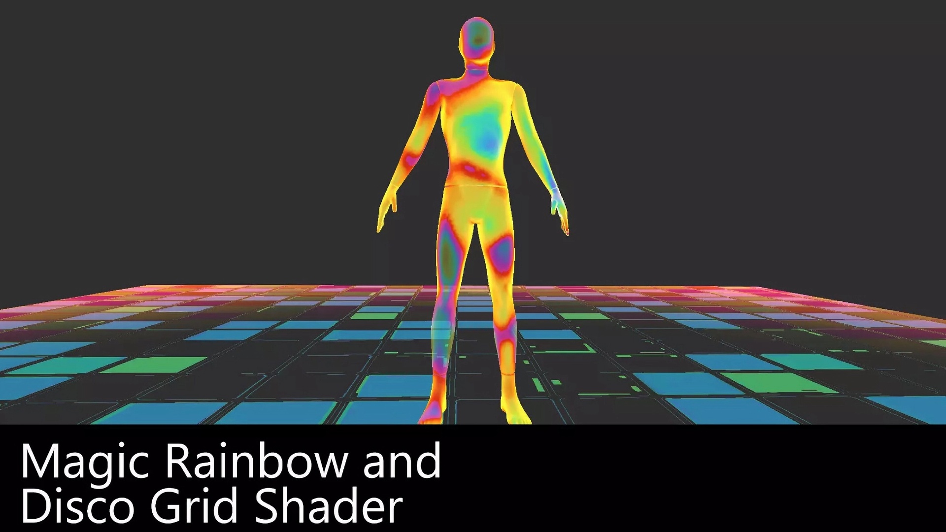 出品Unity - Magic Rainbow and Disco Grid Shaderのメディア1