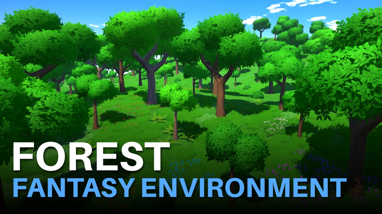 商品 Forest - Stylized Fantasy Environment 的媒体 1