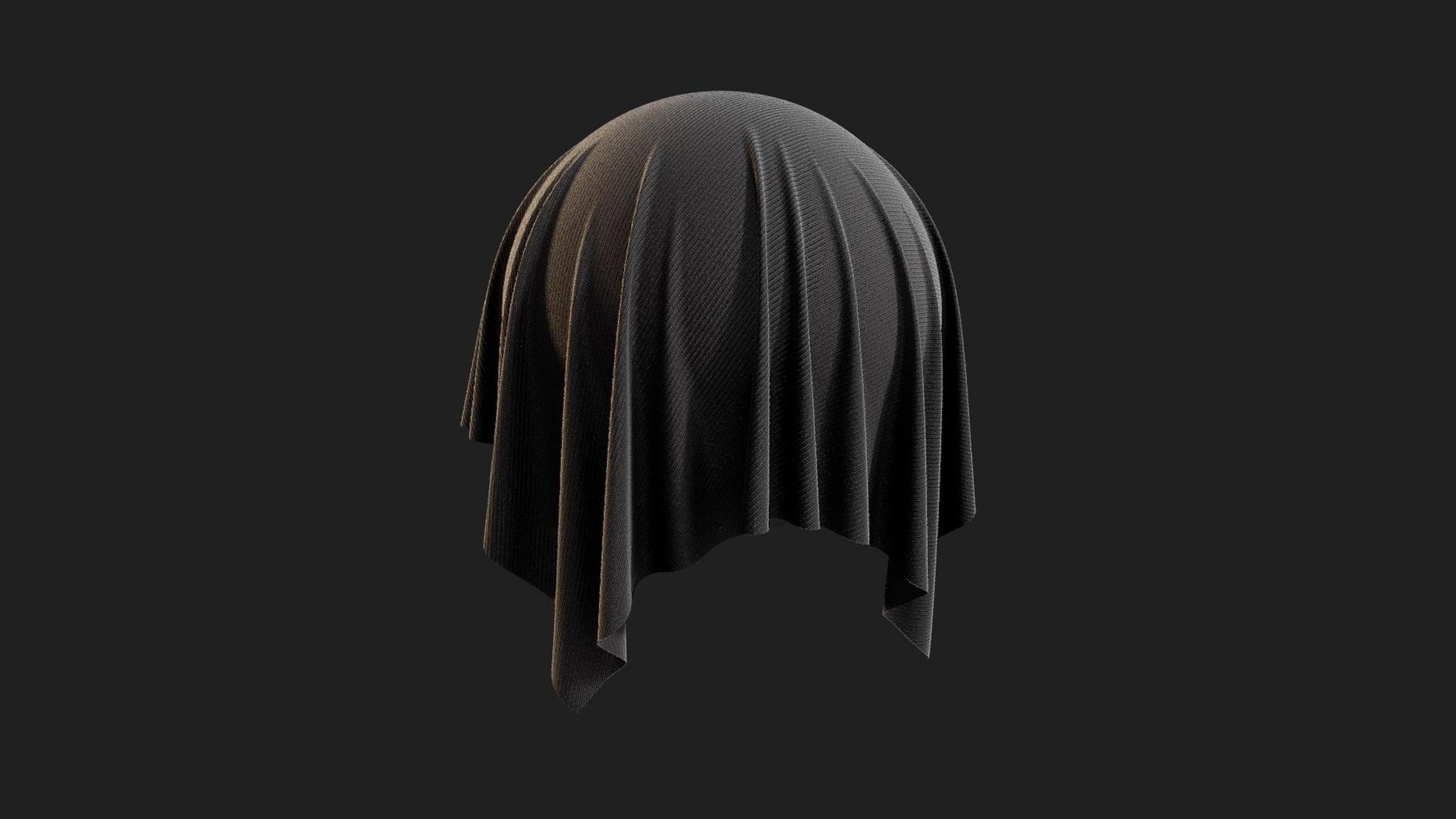 Media 1 for listing Fabric Clothes Cotton Polyester Twill Weave Black