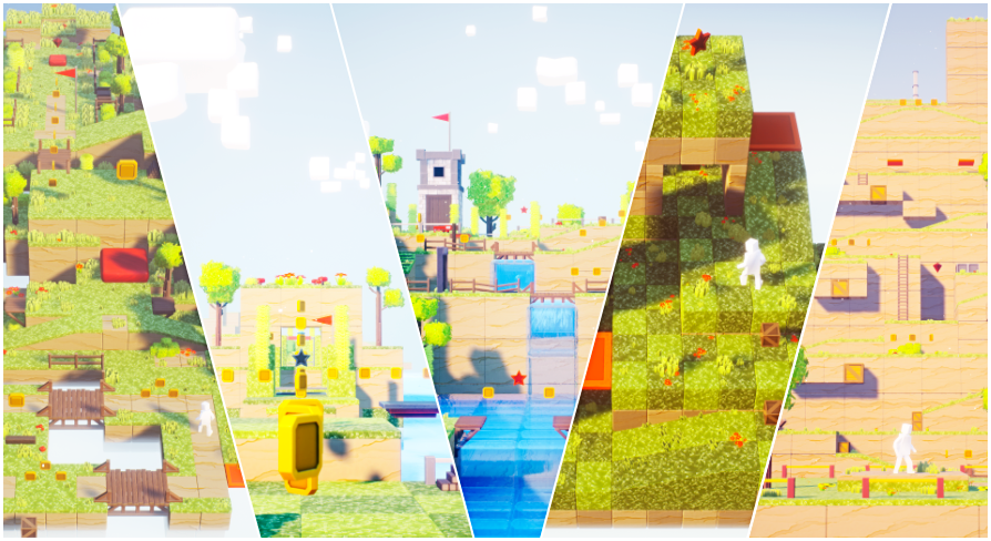PLATFORMER - Stylized Cube World Vol.1 | Fab