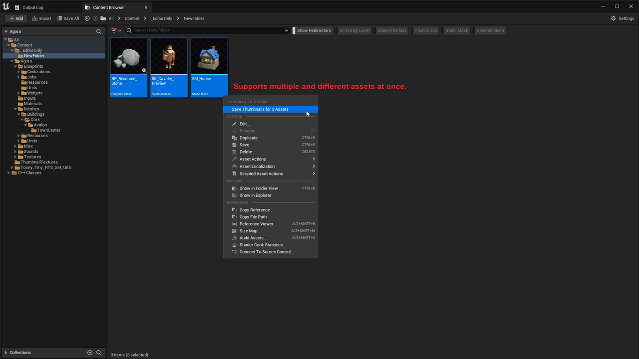 Media 1 for listing Convert Thumbnails to Textures