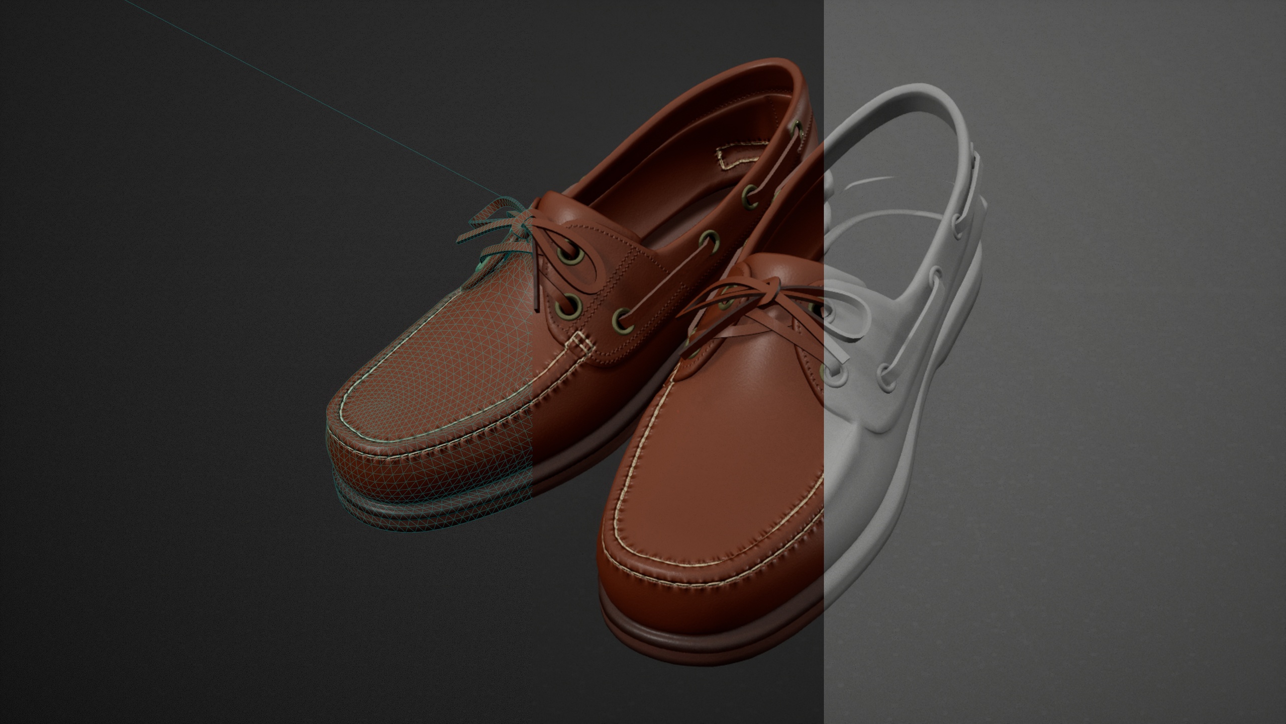 Media 1 for listing Classic Heritage Boat Shoes (Topsiders) - MetaHuman Outfit