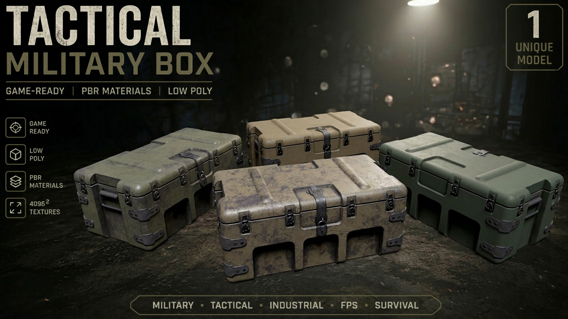 Military Box File Tactical Military Box | Fab