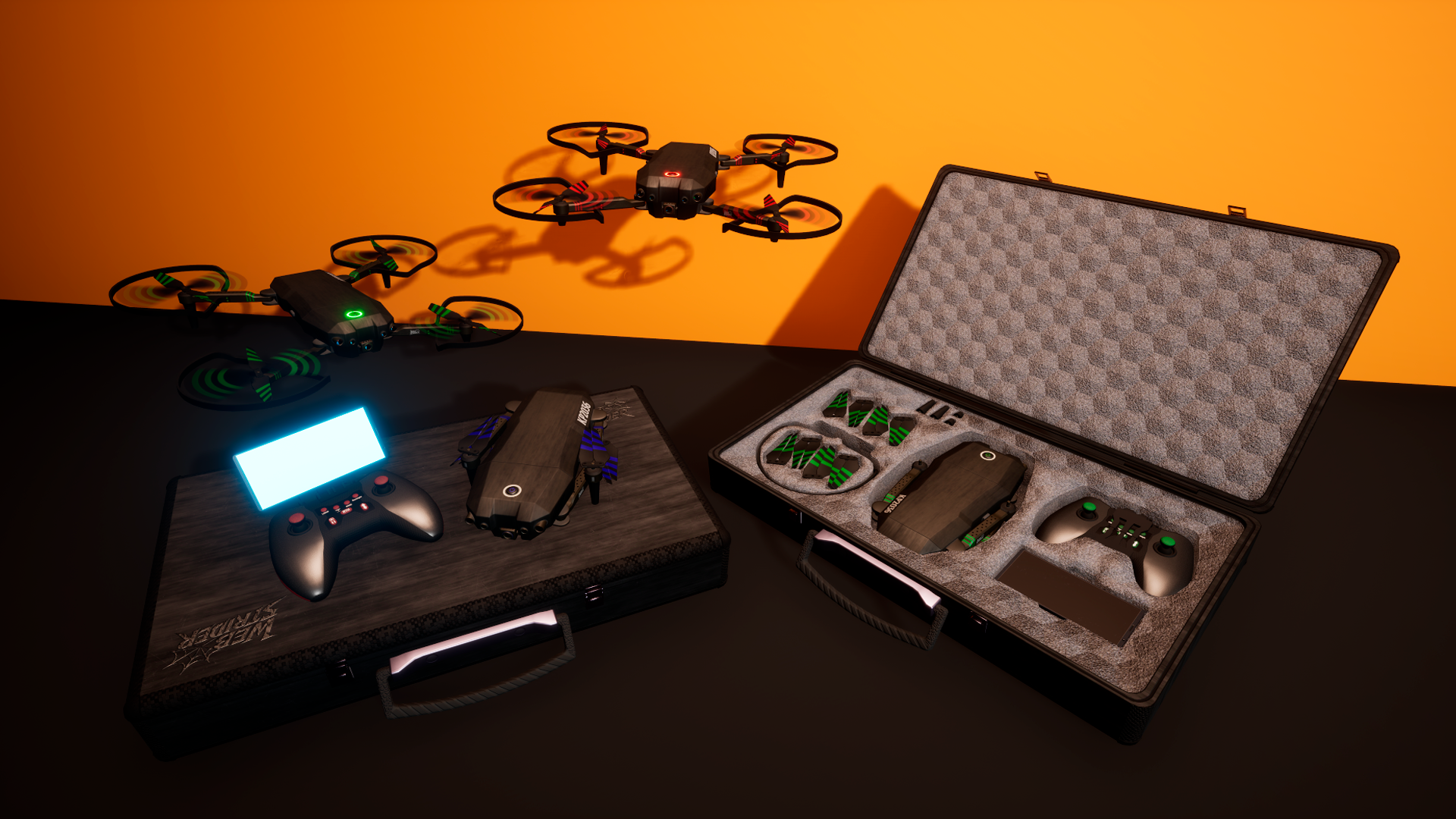 WebStrider FPV Quadcopter Drone | Fab