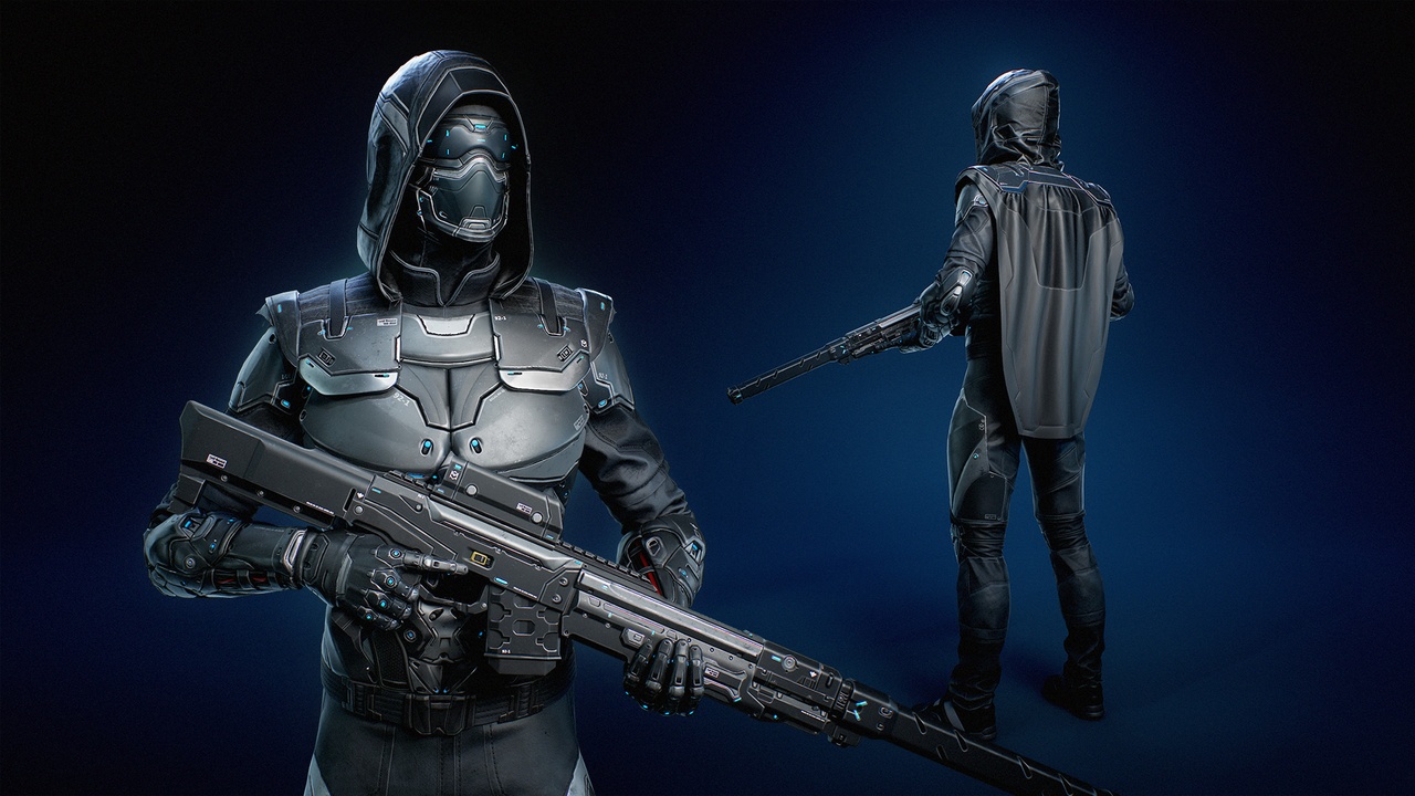 Media 1 for listing Cyberpunk Sniper - Male