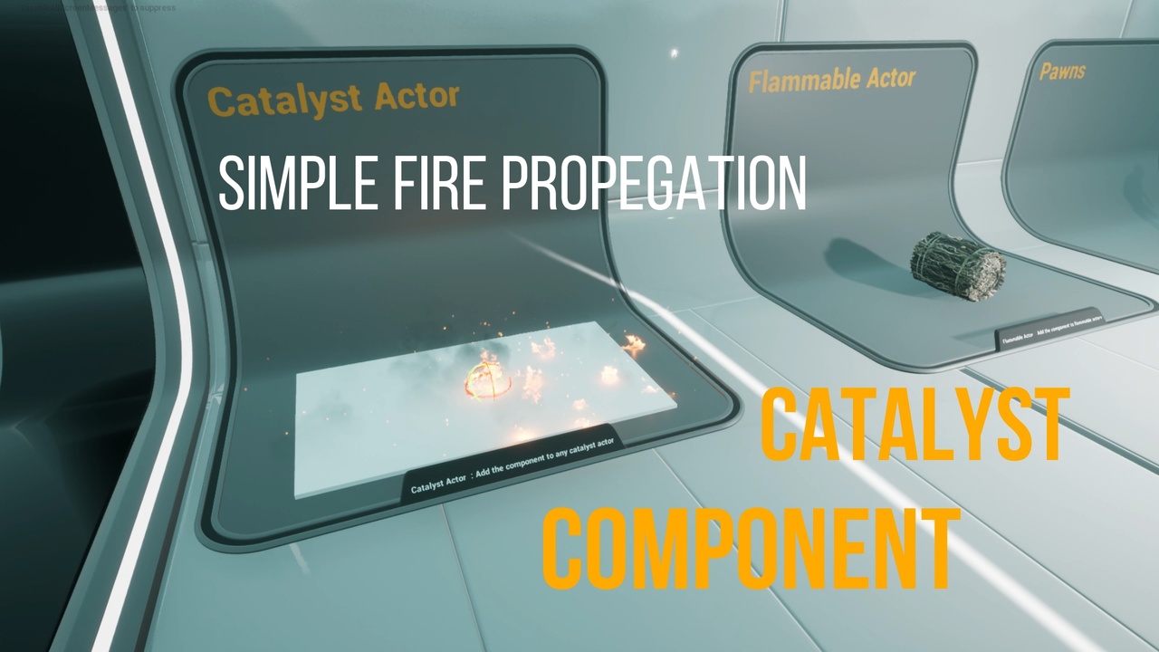 Media 1 for listing Catalyst Component - Dynamic Flame Spreading Fire Propagation/Flammability