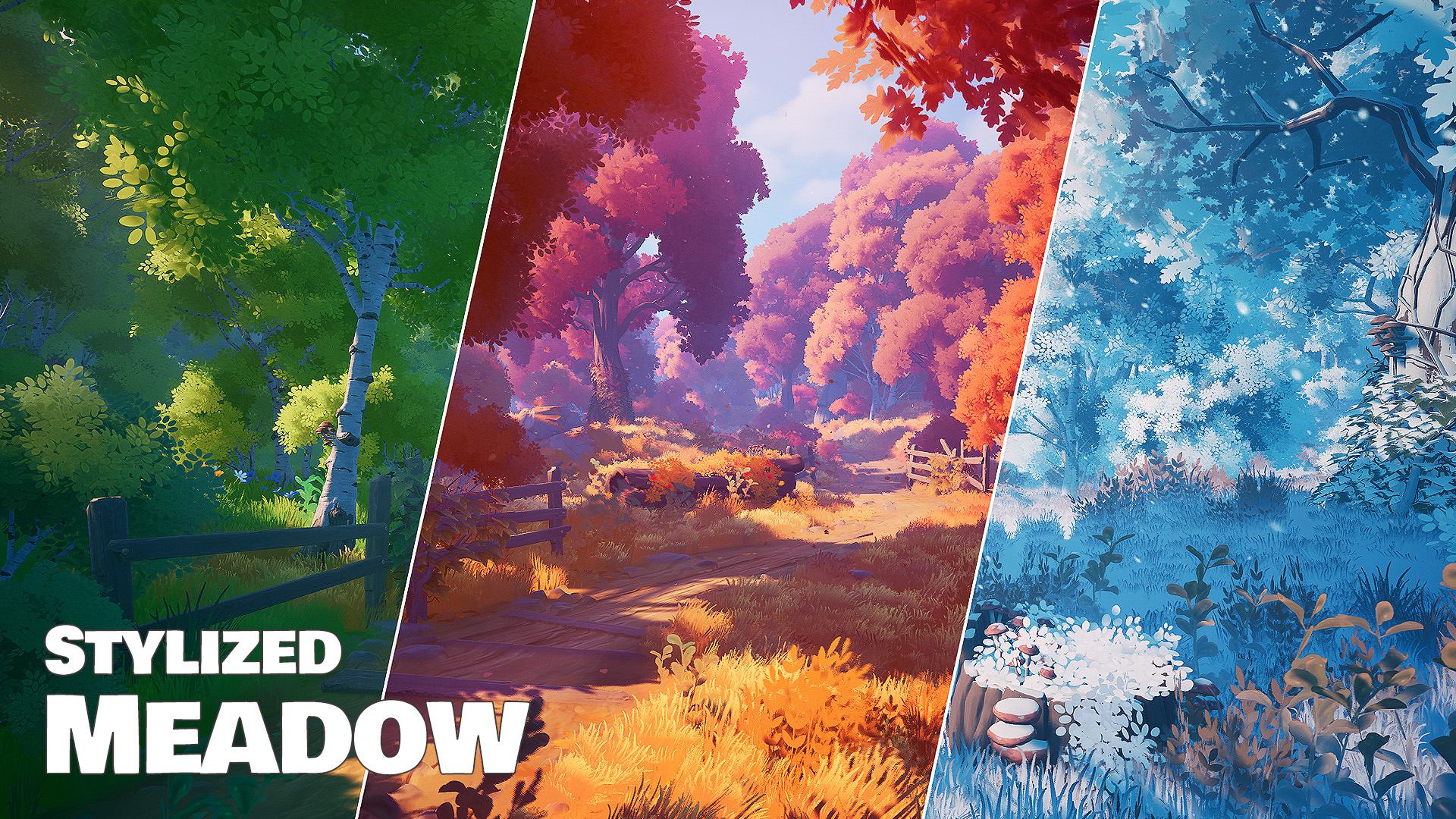 Stylized Environment - Meadow Pack | Fab