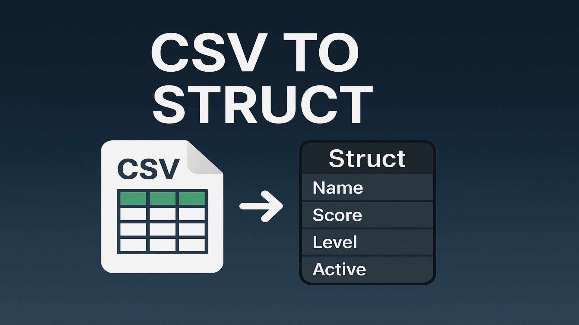 Runtime CSV To Struct | Fab