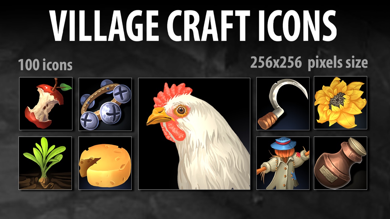 Media 1 for listing Village Craft Icons