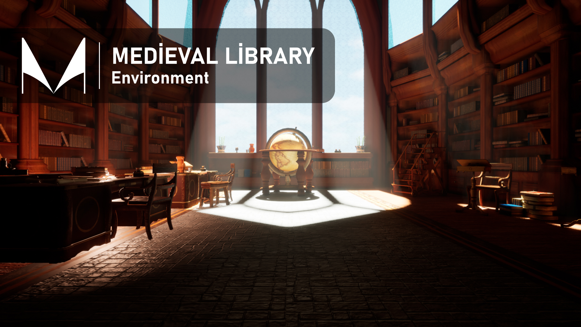 Medieval Library Environment | Fab