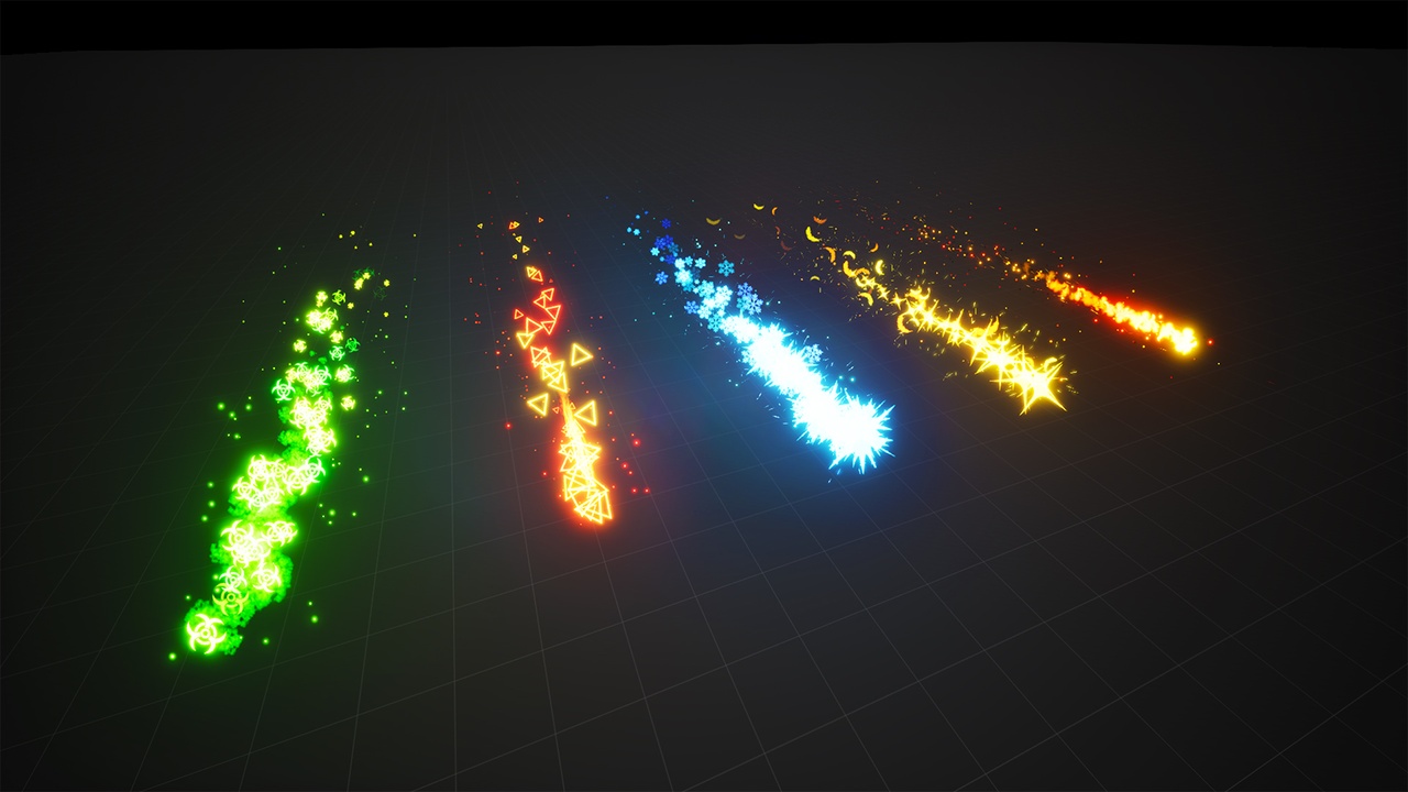 Media 1 for listing Stylized Magic Projectile VFX