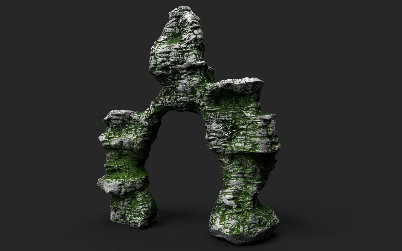 Media 1 for listing Mossy Cliff Rock 23-4
