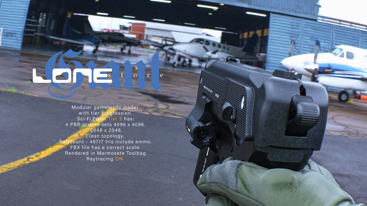 Media 1 for listing Sci-Fi Modular Handgun