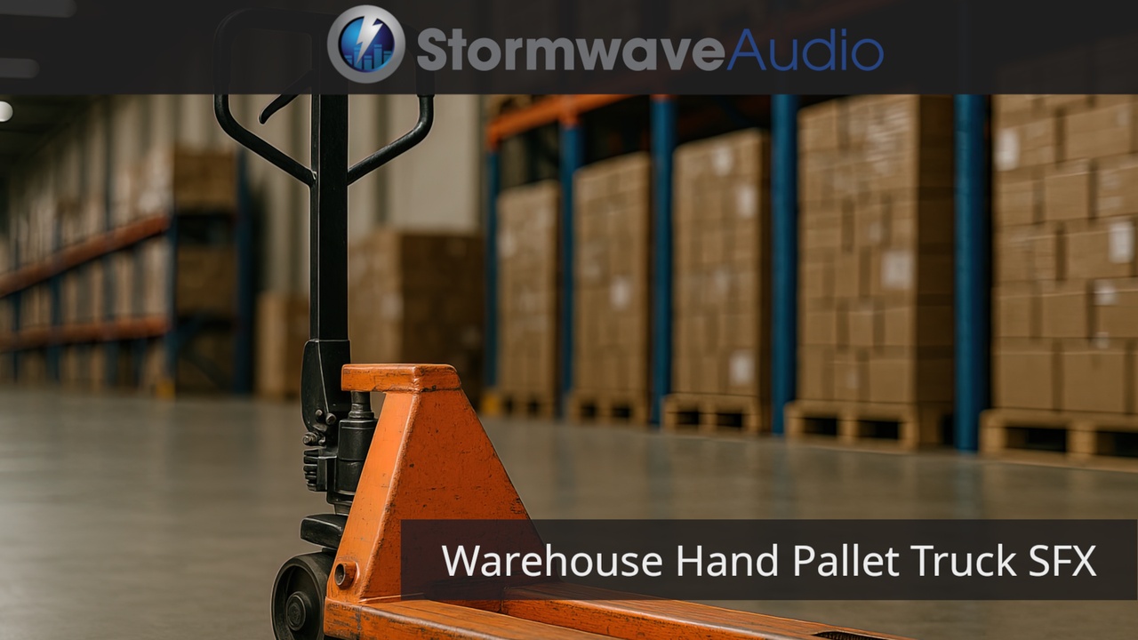 Media 1 for listing Warehouse Hand Pallet Truck Sound Effects Pack