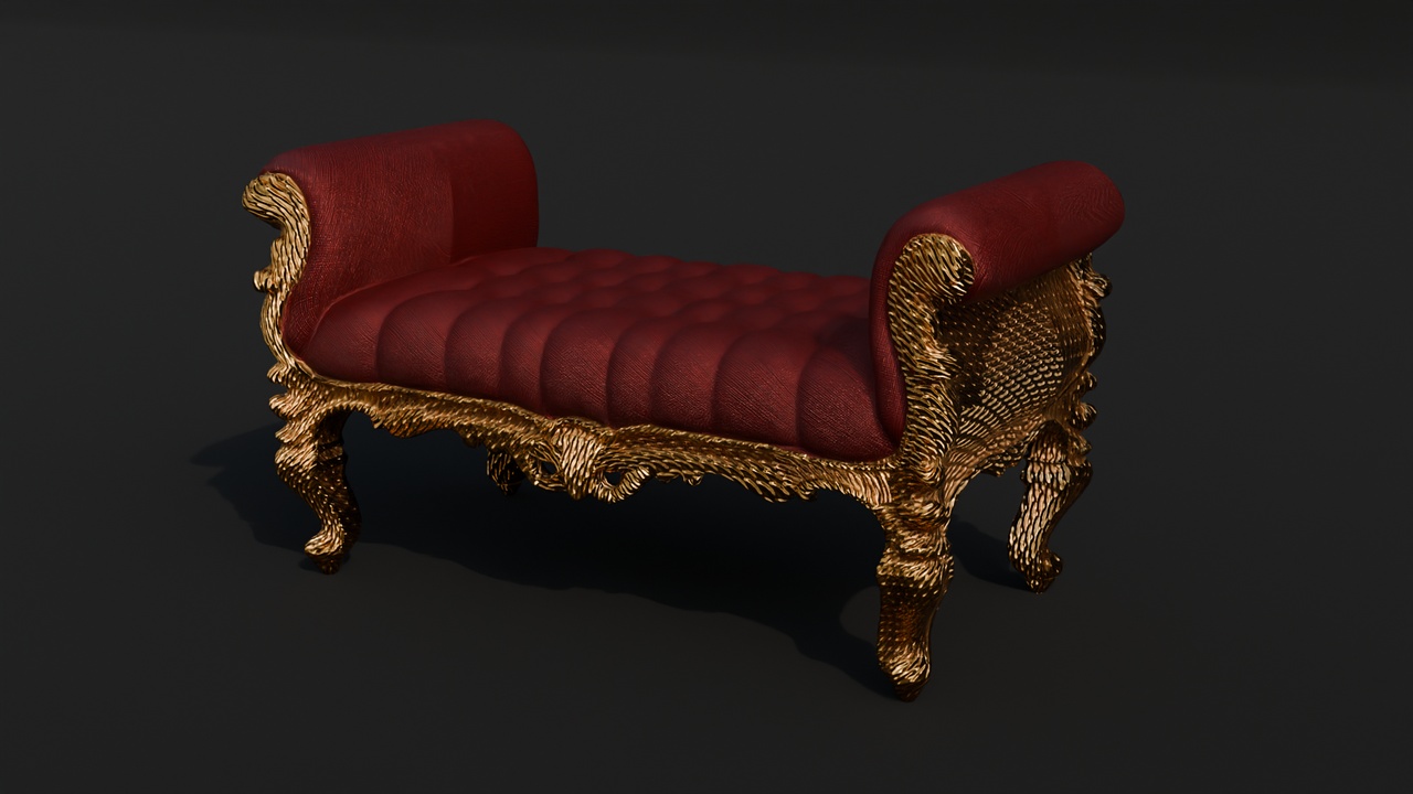 Media 1 for listing Royal Chaise Lounge | Luxury Palace Furniture