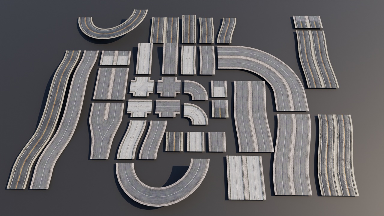 Media 1 for listing Modular Road Pack Extended Game Ready