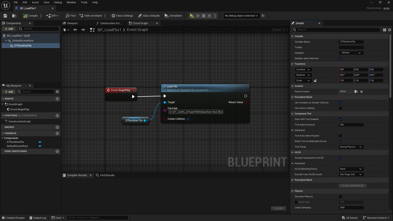 Media 1 for listing Runtime Load FBX