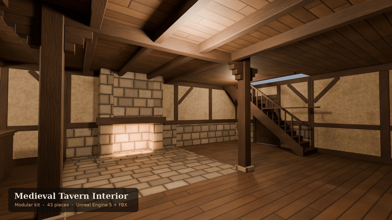 Media 1 for listing Medieval Tavern Interior Kit