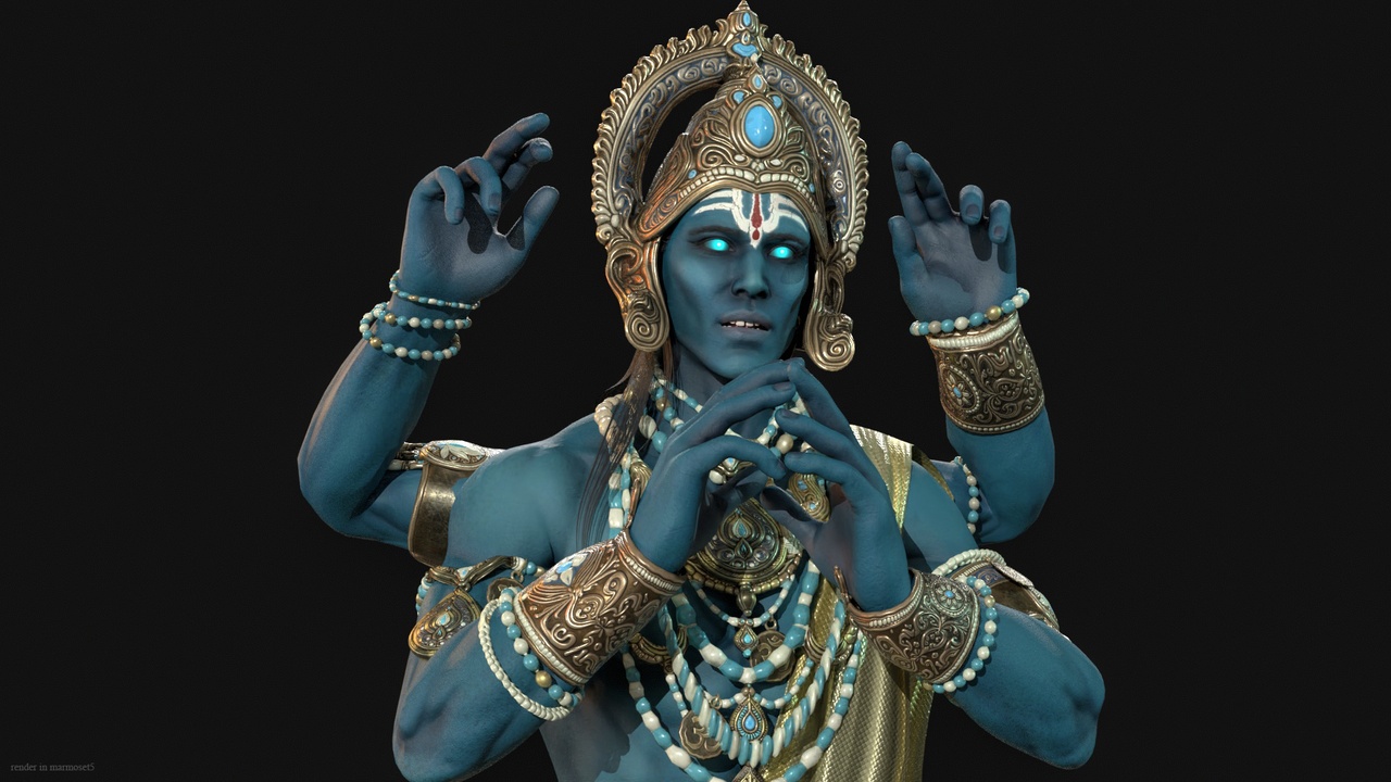 Media 1 for listing Indian God Vishnu