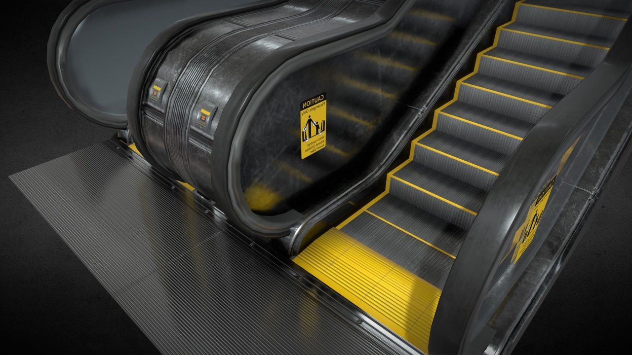 出品Cyberpunk, Scifi - Dual Escalator - Level Componentのメディア1
