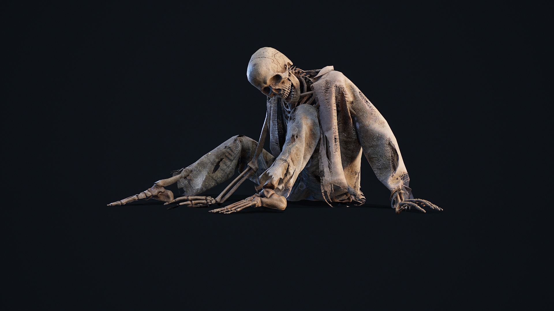 Skeleton Remains 2 | Fab