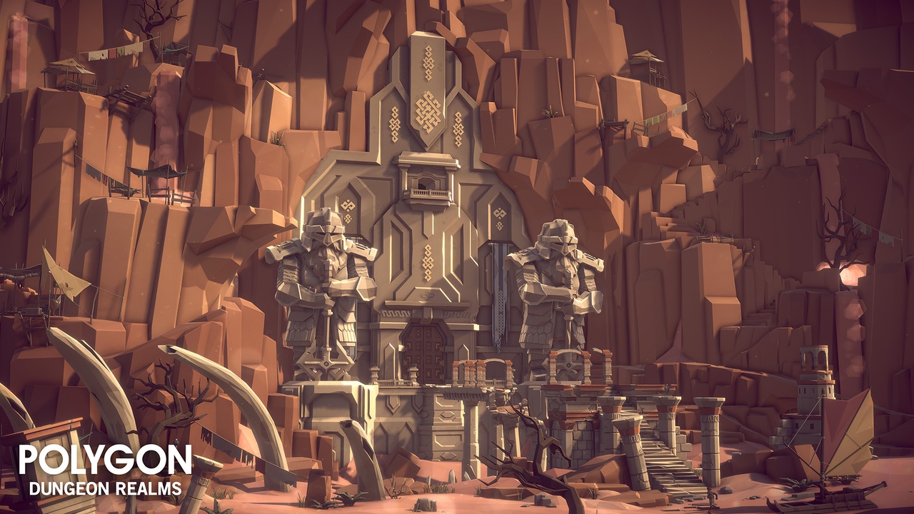Media 1 for listing POLYGON - Dungeon Realms - Modular Dungeon Kit