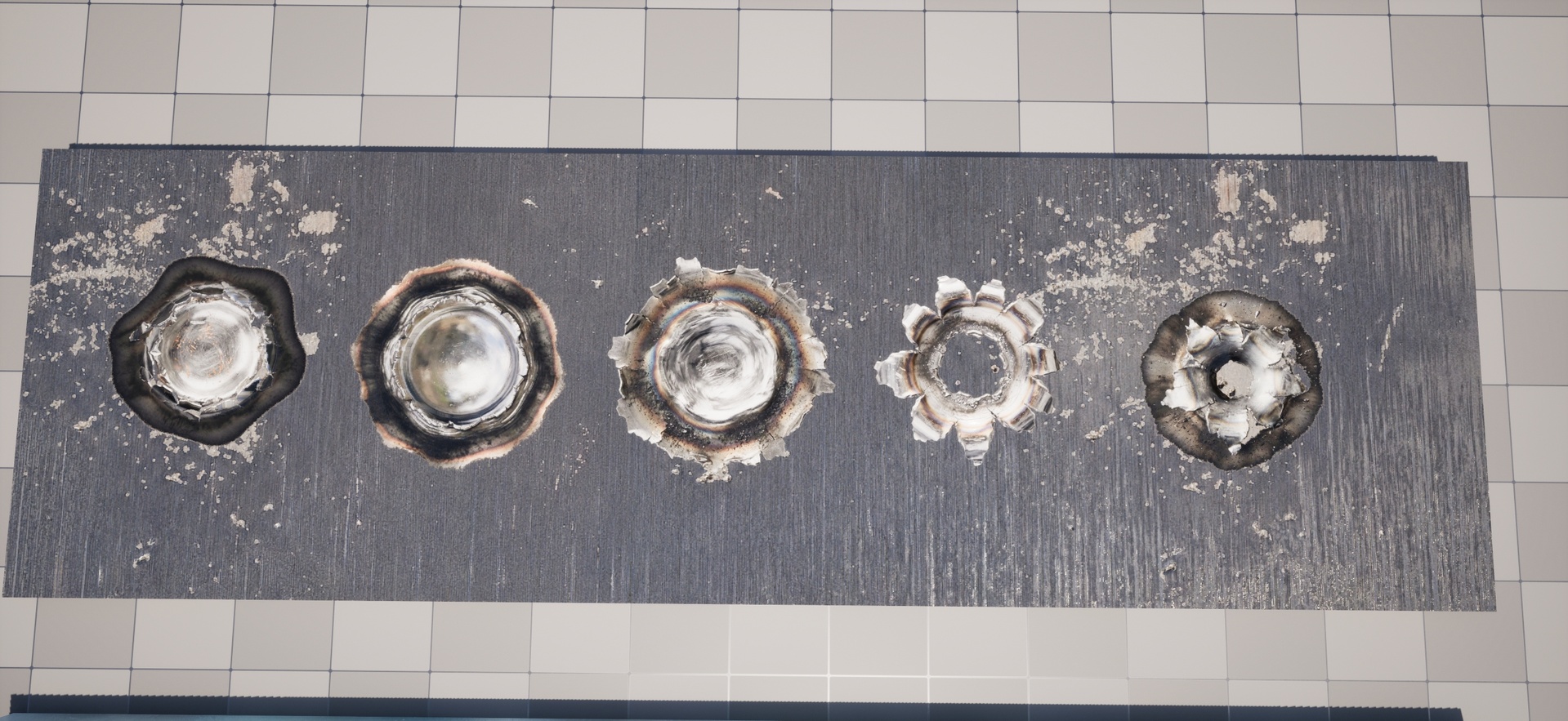 Media 1 for listing Bullet Impact Decals
