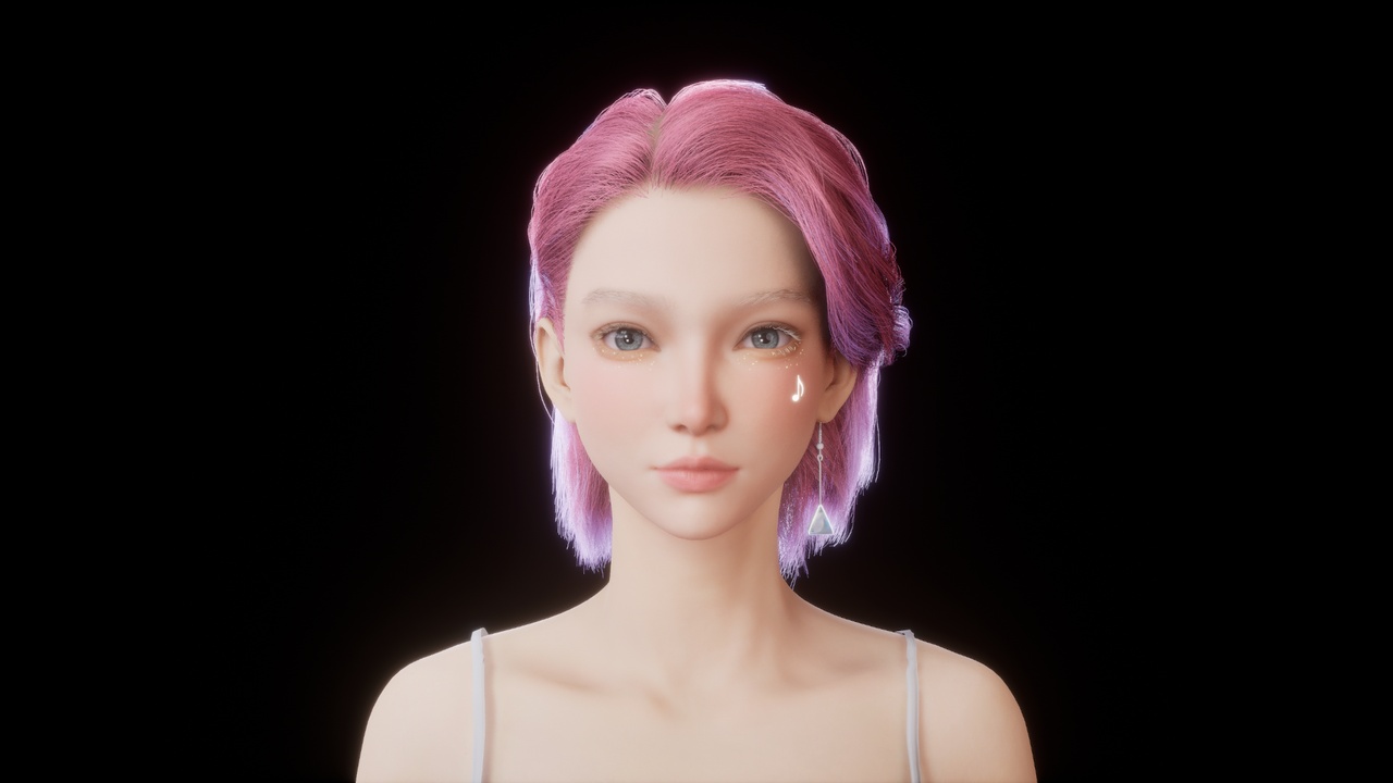 Media 1 for listing MetaHuman Hair - Natural Side Part (Short)