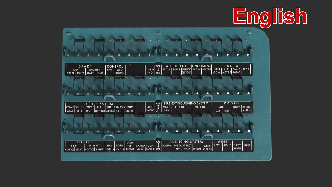Media 1 for listing Mi-8MT Right Circuit Breaker Console (246)