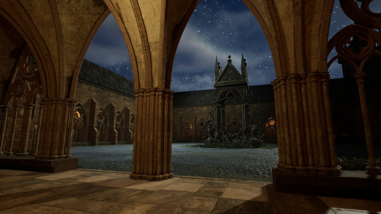 Media 1 for listing Fantasy Environment (Gothic Courtyard Modular Building Kit)