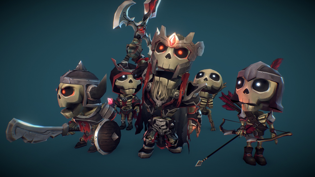 Media 1 for listing Low Poly Skeleton Crew