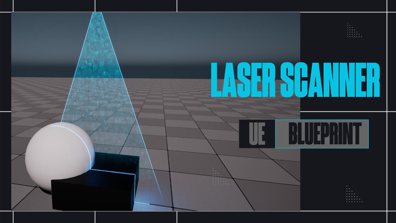 Media 1 for listing Laser Scanner FX – Modular Blueprint for Unreal Engine 5