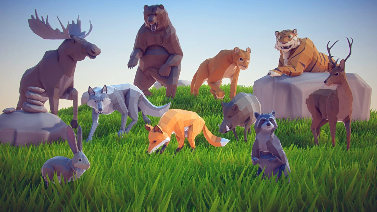 Media 1 for listing Poly Art: Animal Forest Set