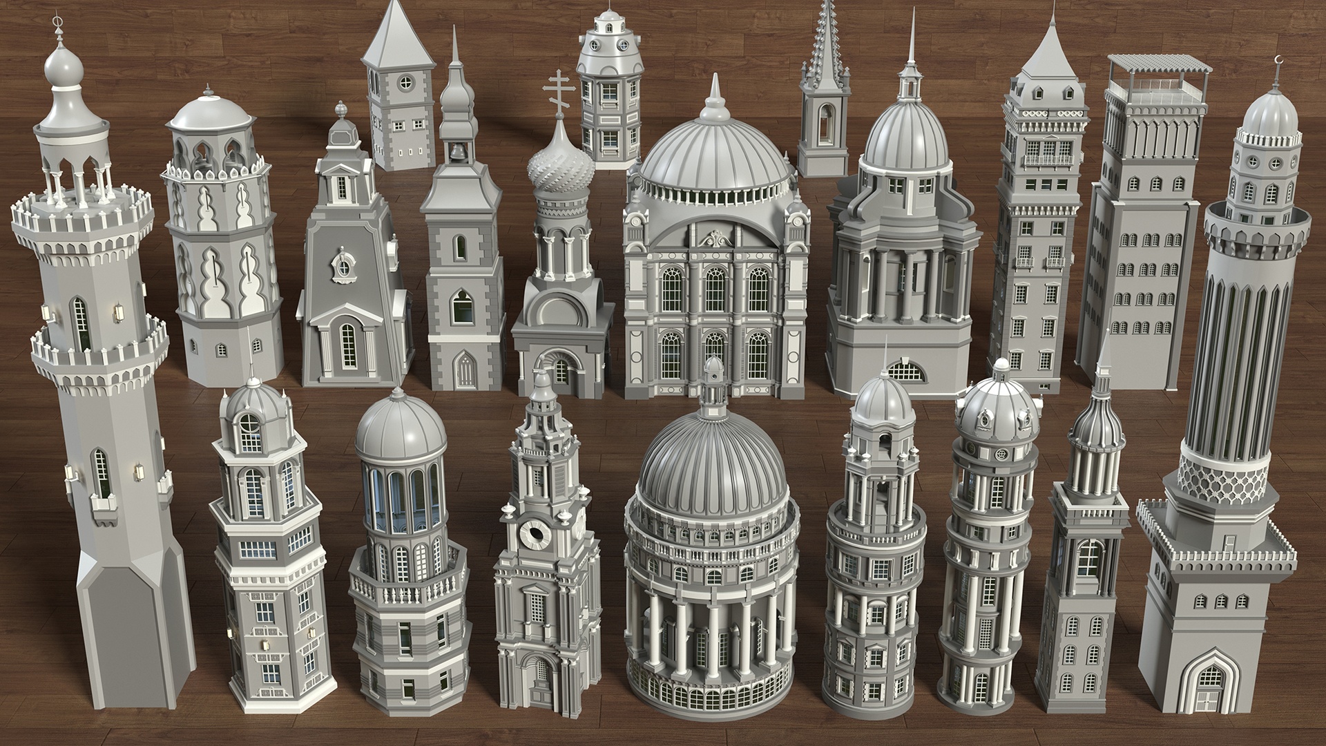 Media 1 for listing Building Towers Collection 2 - 20 pieces