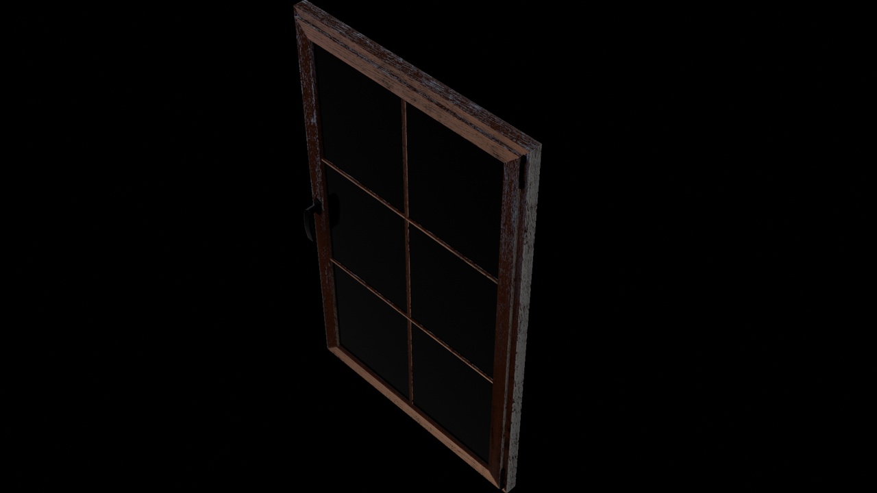 Rustic Brown Multi-Pane Window | Fab