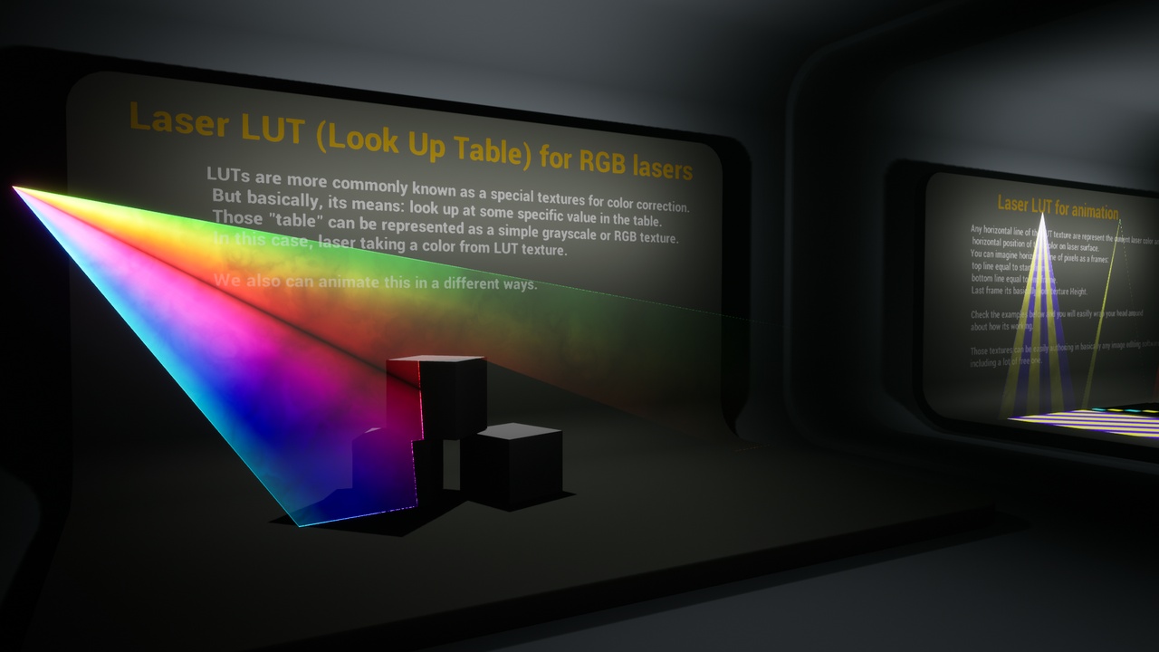 Media 1 for listing Lasers with shadows