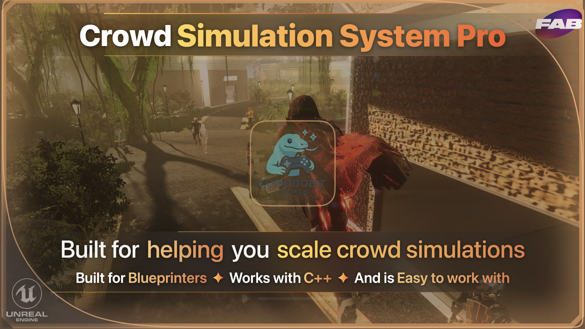 Crowd Simulation System Pro | Fab