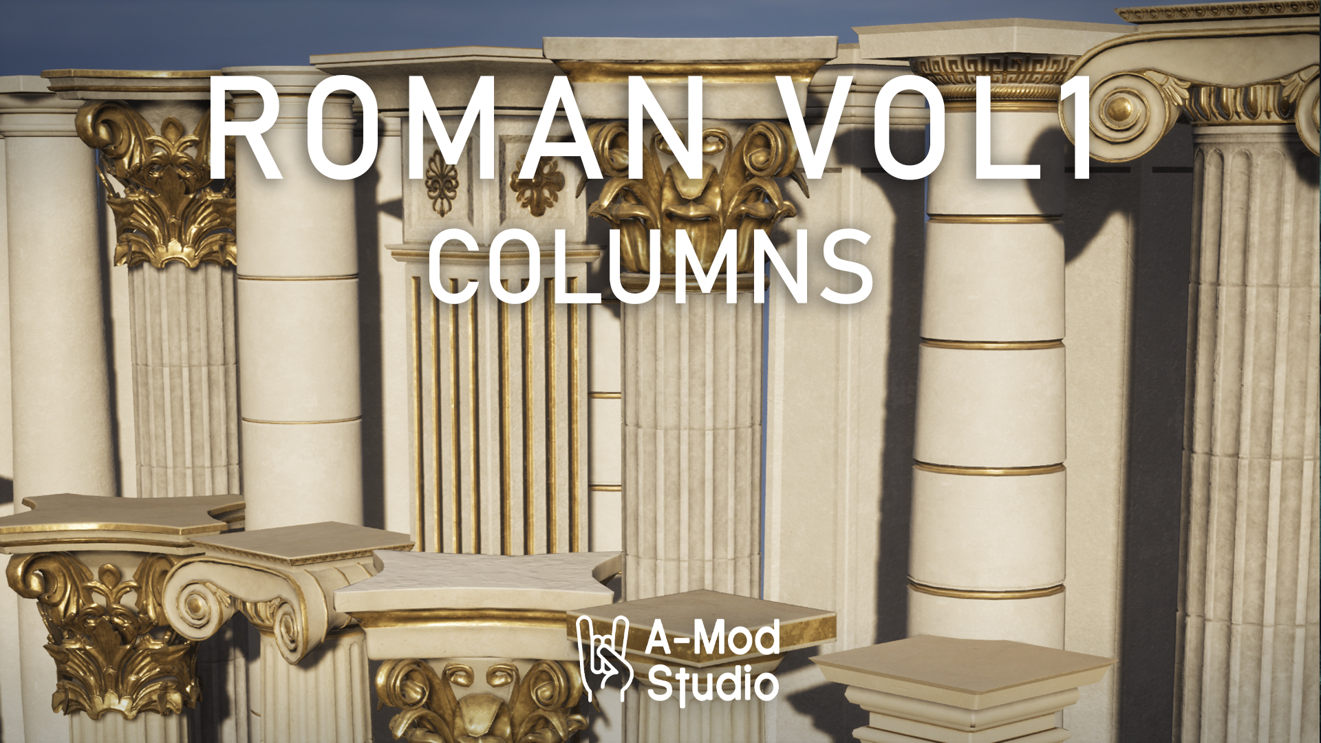 Roman Column Module Roman VOL1 Columns Kit | Fab