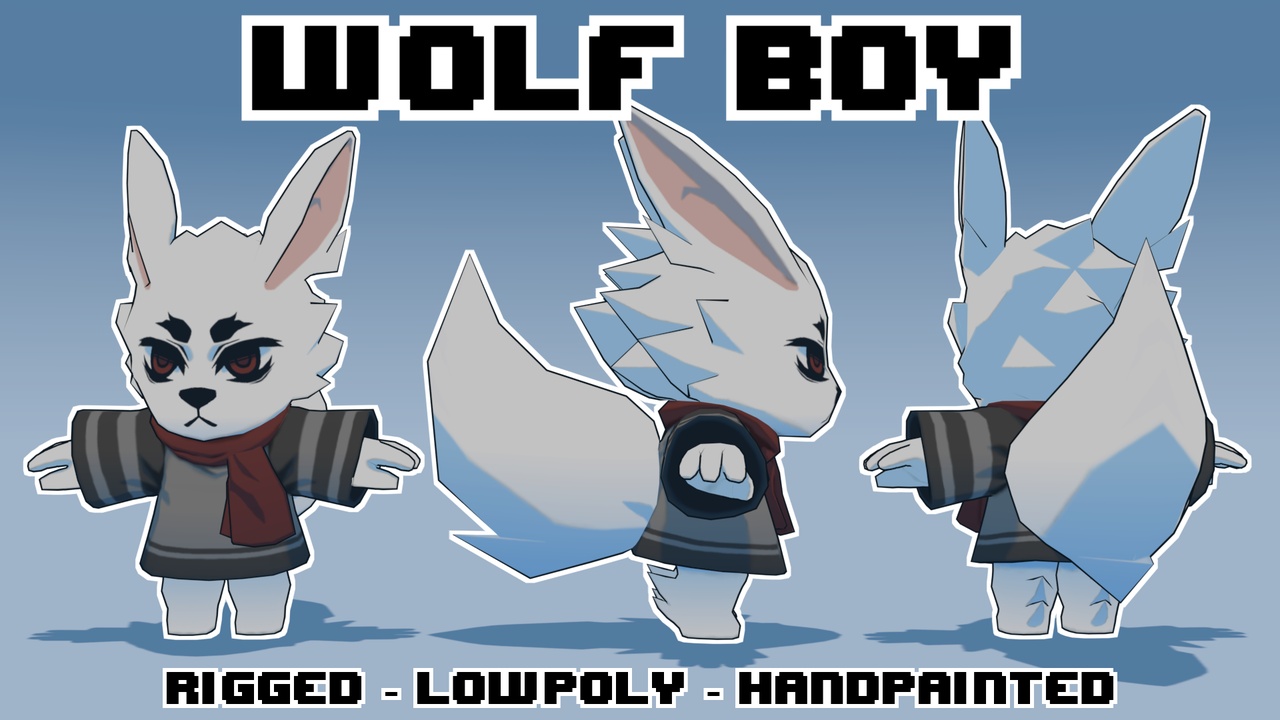 Media 1 for listing Wolf Boy (Rigged)