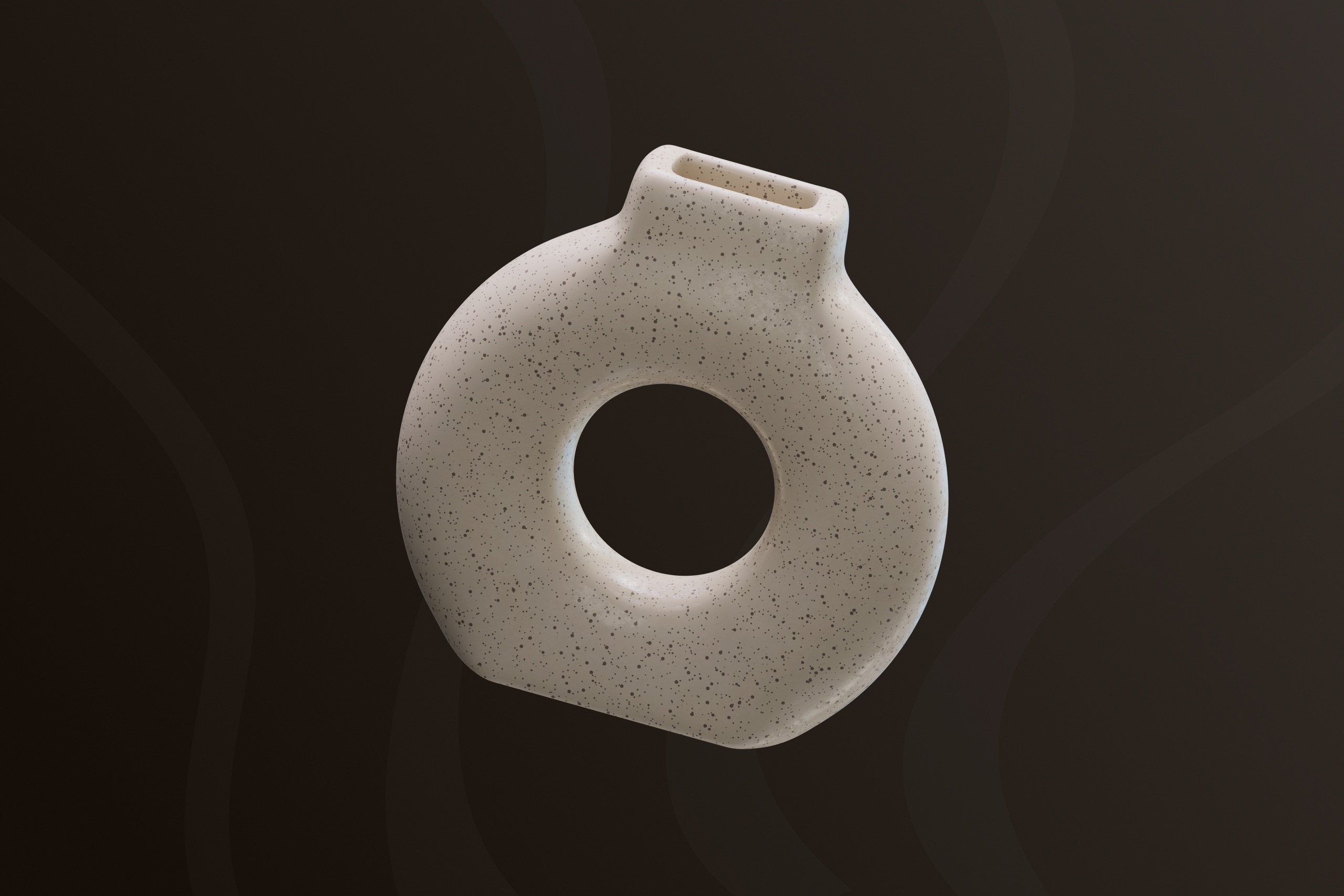 Media 1 for listing 3D Ceramic Pot & Modern Ceramic Vase Object