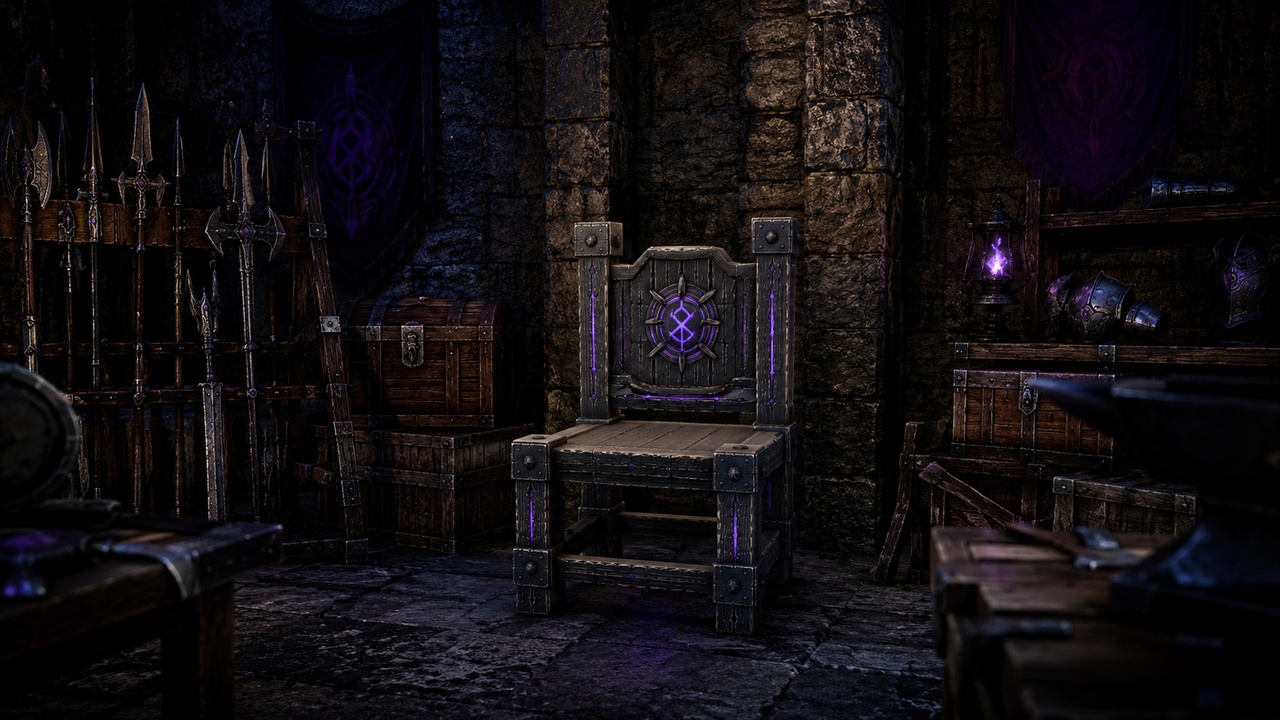 Media 1 for listing Fantasy Arcane Throne Chair
