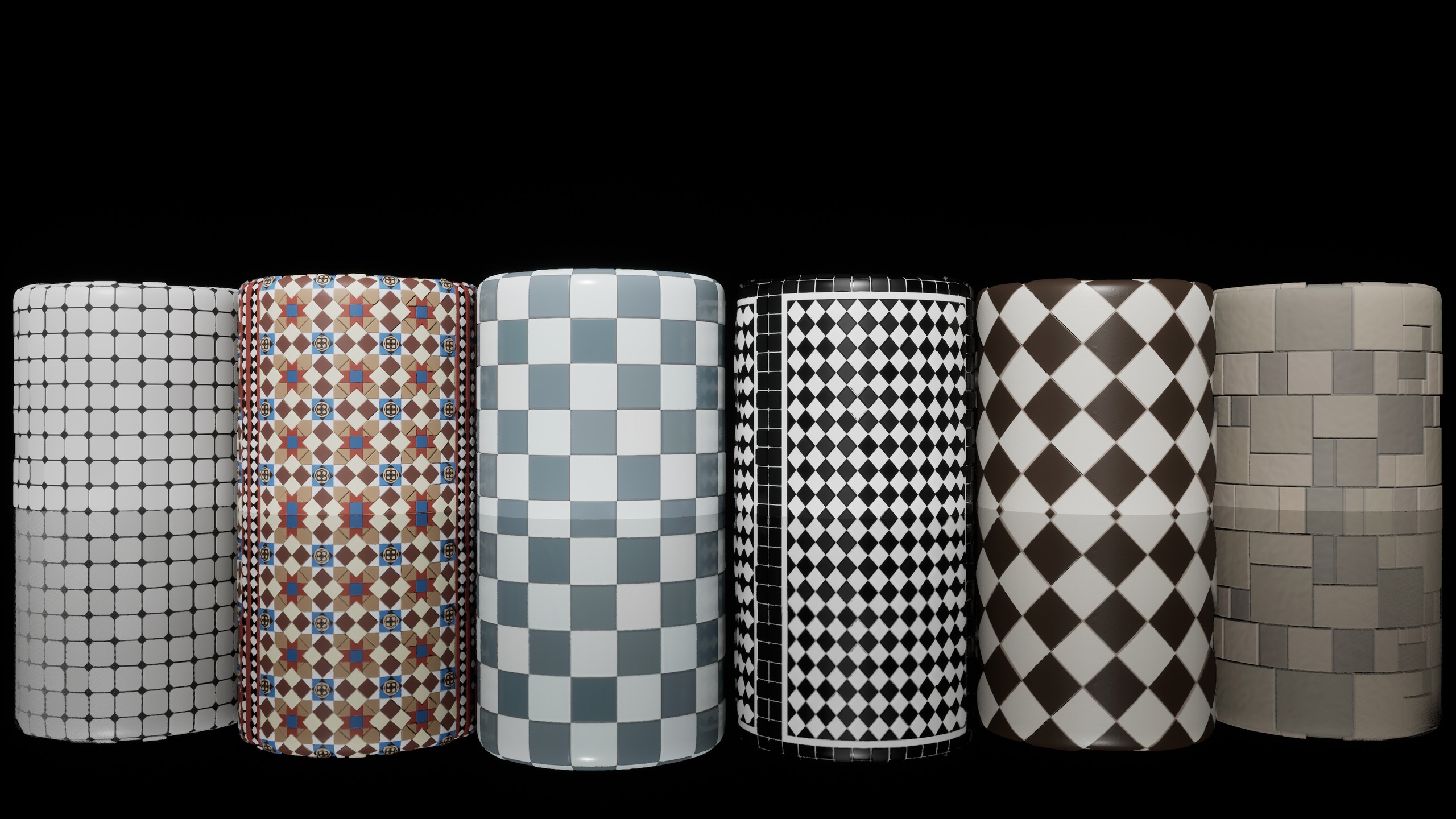 Media 1 for listing Stylised Materials: Tile Pack