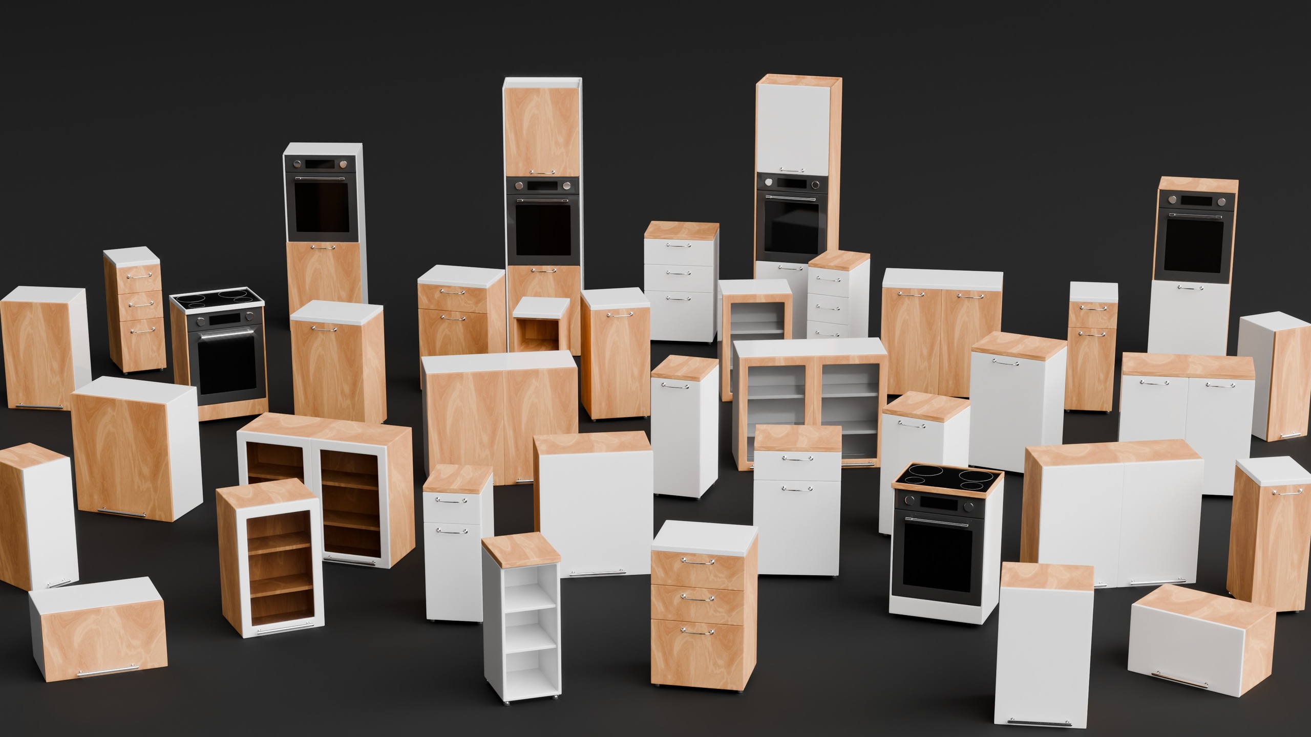 Media 1 for listing Modular Kitchen Furniture Collection