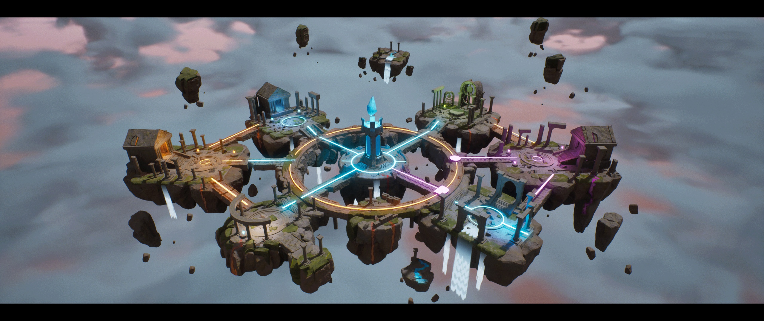 Media 1 for listing Aetheral Echoes – Shattered Citadel Unreal Game Environment